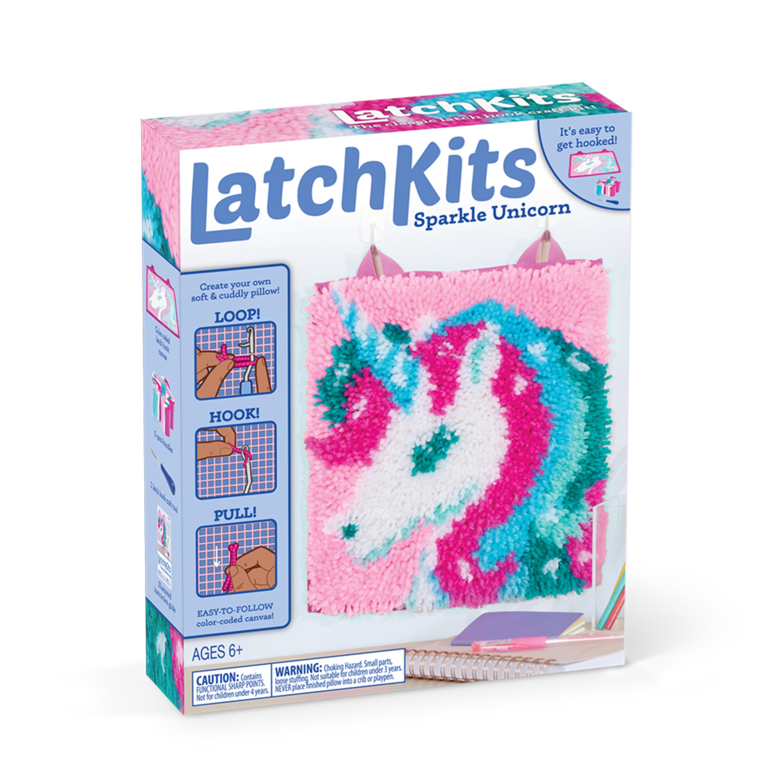 K-craft ネシングルアー 9本セット Kahootz Latch Kits Unicorn Mini-Rug Sewing Kit : Amazon.ca: Home